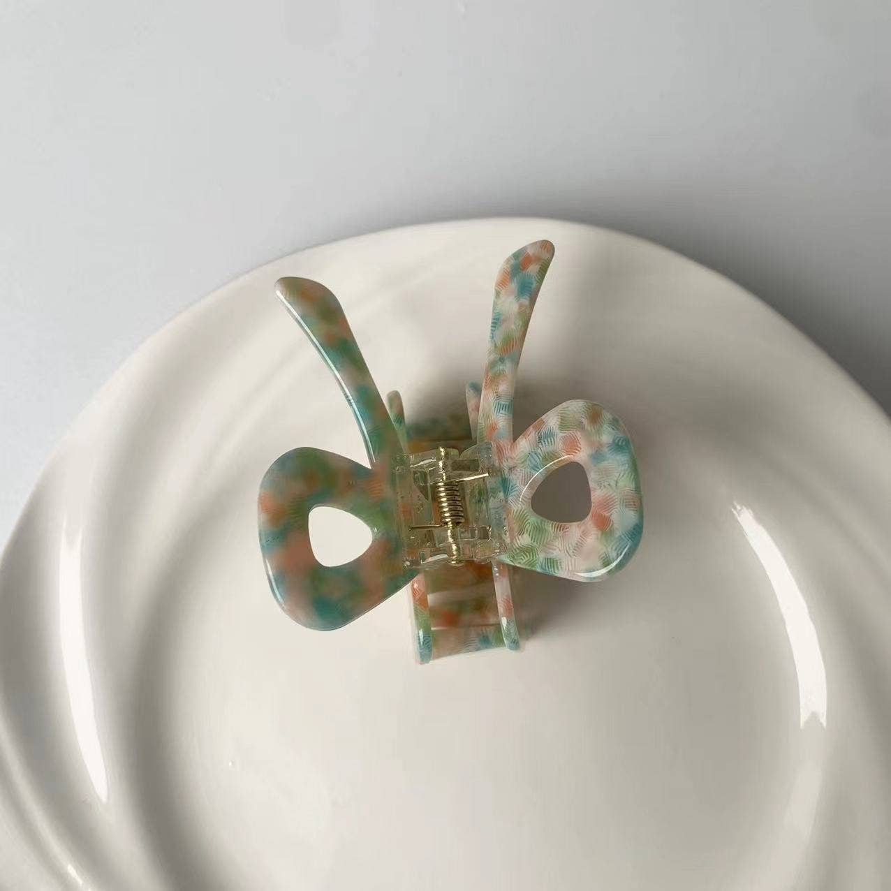 Dipped Shop - Vendita all'ingrosso Fermaglio per capelli - Donna - Graziosi artigli per capelli dolci con nodo a fiocco colorato DPC17067