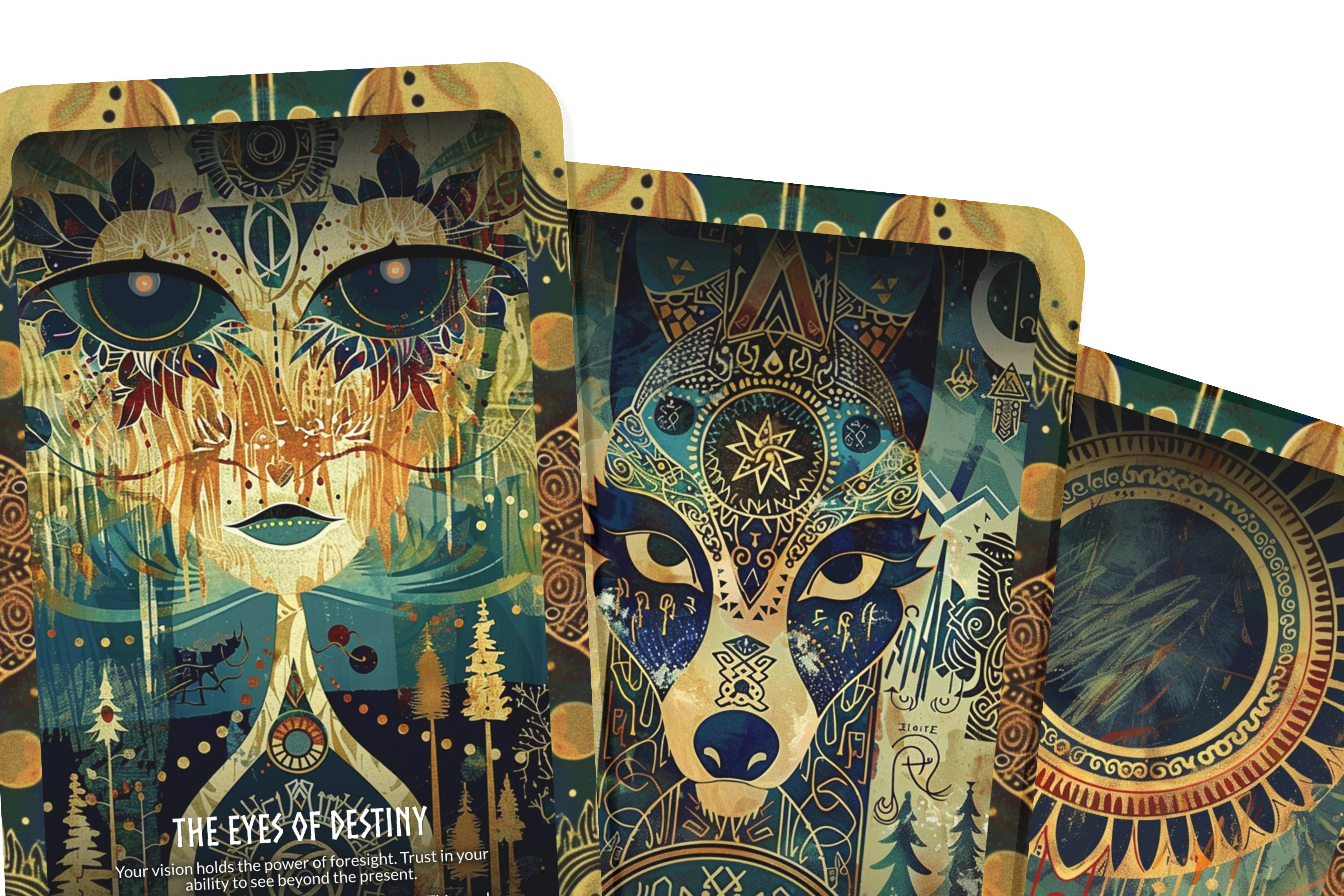 Ibiza Tarot USA - Wholesale Tarot Cards - Fenrir - The Wolf of Fate Oracle Deck Cards - Unleashing the primal power and untamed spirit of the wolf7