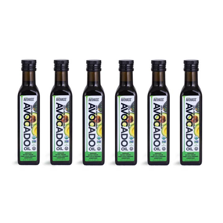 Avohass Organic Extra Virgin Avocado Oil 6/8.5 oz for wholesale by Avohass®