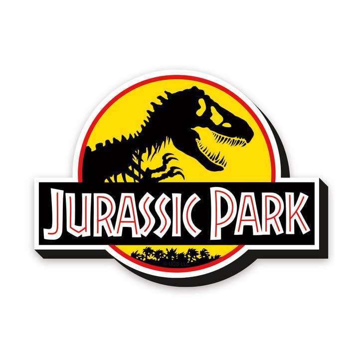Jurassic Park Logo Funky Chunky Magnet for wholesale by AQUARIUS, GAMAGO, ICUP, & ROCK SAWS by NMR Brands