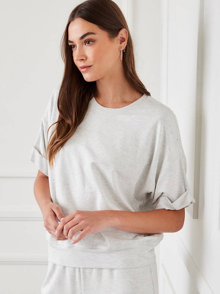 Brezo Camiseta con mangas remangadas de venta al por mayor en Faire