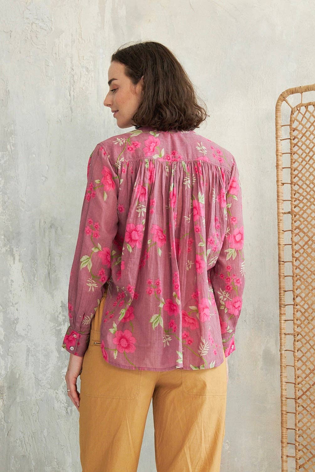 rose garden violine MEERA SHIRT for wholesale on Faire2