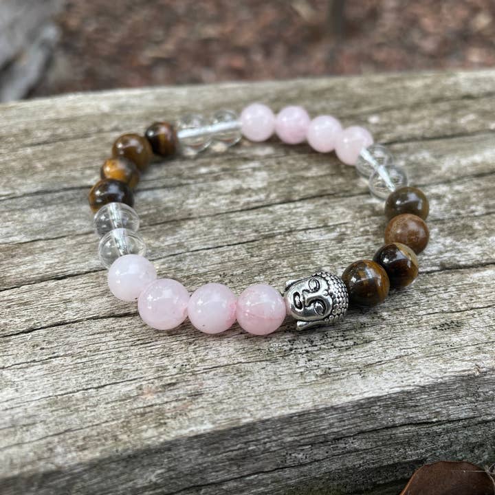 “Triple Protection” Eye Lithotherapy Elastic Bracelet for wholesale by Boutique Bohème