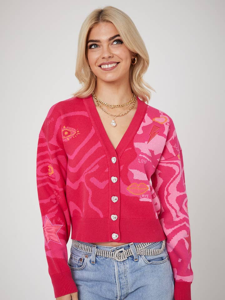 Whole lotta Love Cardigan for wholesale by Keko Studio