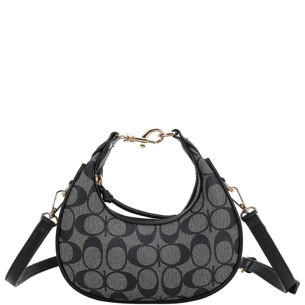 JOIA ACCESSORIES - Wholesale Crossbody Bag - Women's - OVAL PRINT DESIGN CROSSBODY BAG, FT 12234