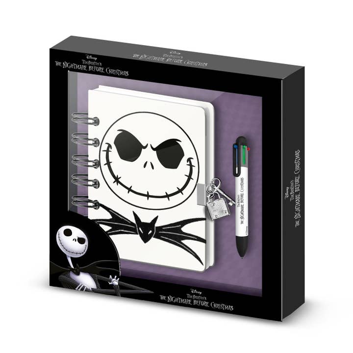 Nightmare Before Christmas Jack-Pack A5 Diary +6Coloured Pen for wholesale by KARACTERMANIA