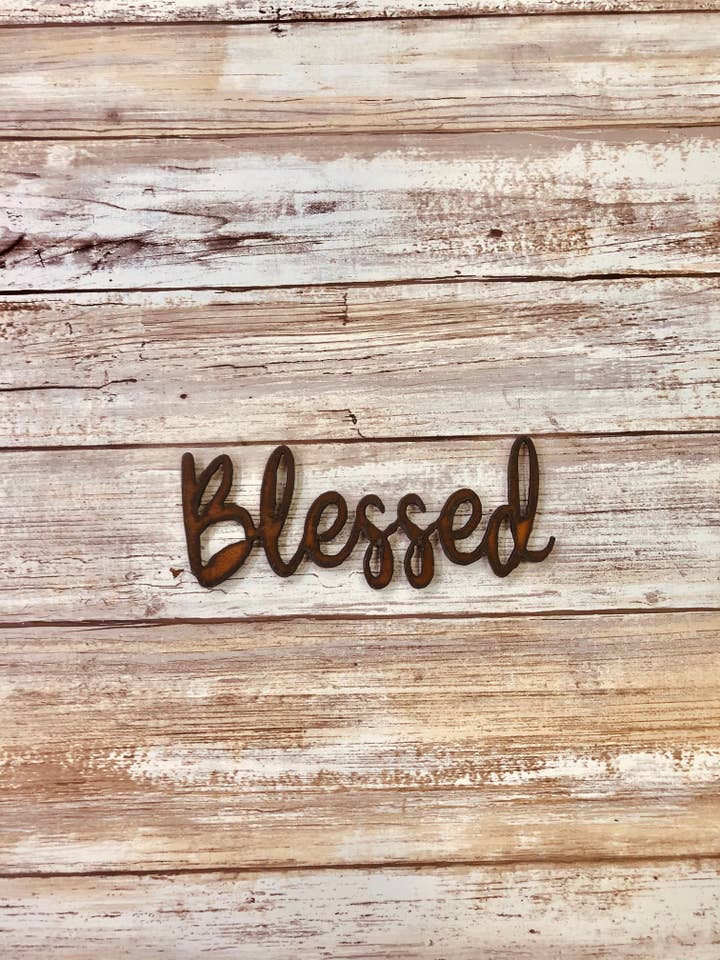 Blessed Inspirational Magnet for wholesale by Universal Ironworks USA