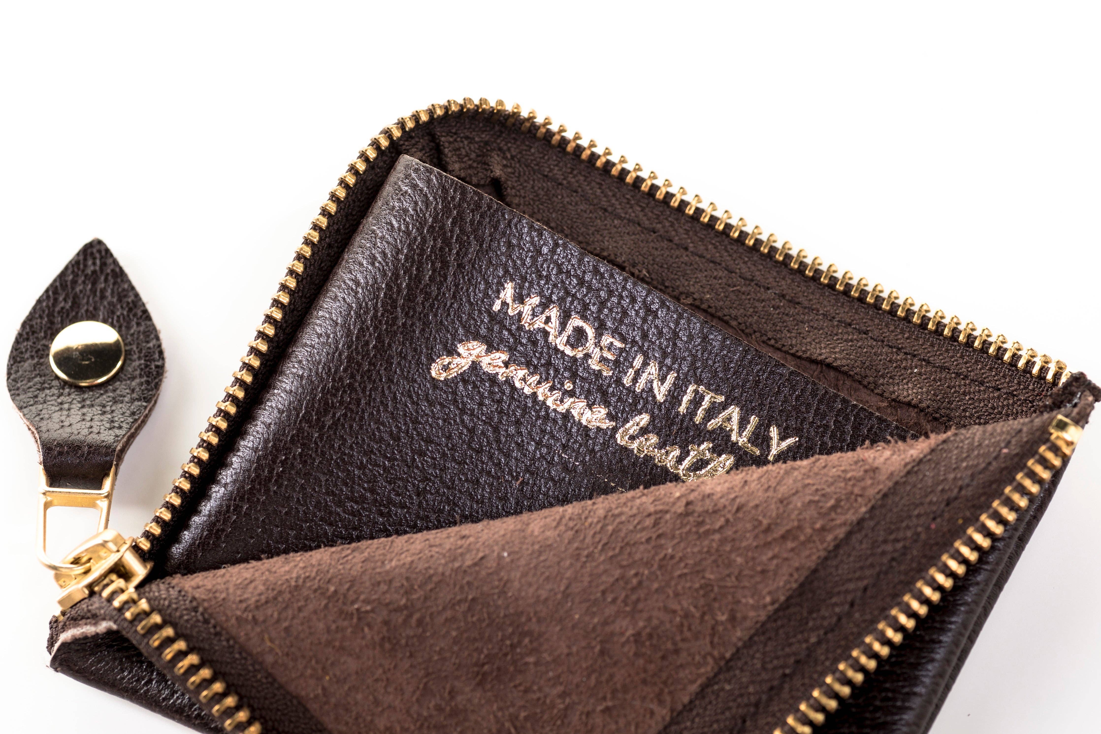 Frankinelli - Wholesale Wallet - Women's - Dark Brown Peccary Wallet2