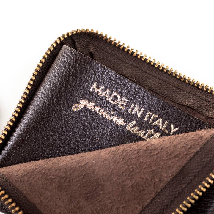 Frankinelli - Wholesale Wallet - Women's - Dark Brown Peccary Wallet2