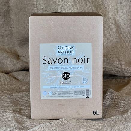 BULK: Svart tvål för wholesale av Savons Arthur