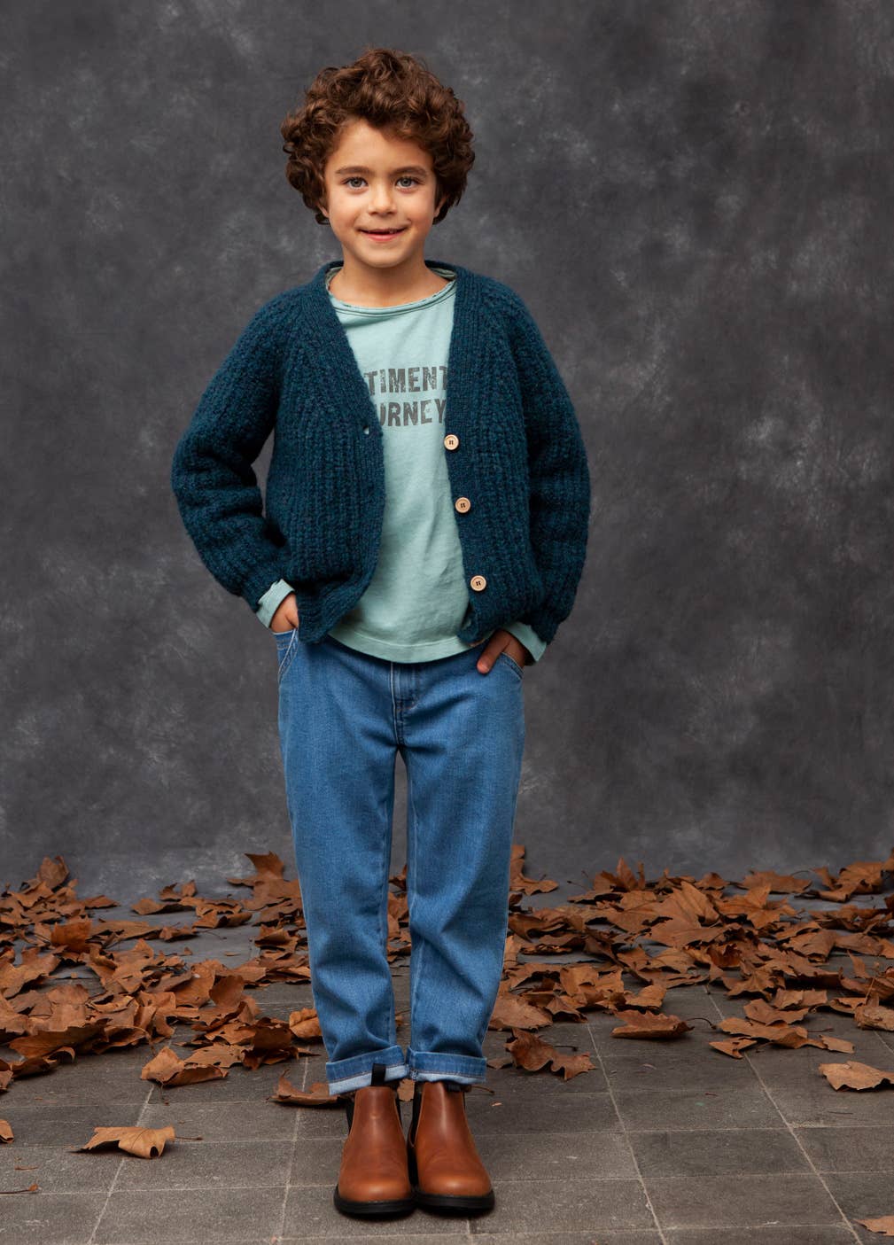 Blue Jeans Kid Unisex Elastic Waist W11422 for wholesale on Faire1