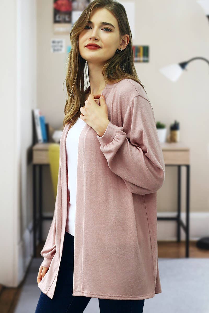 NINEXIS - Vente Cardigan – femme - CARDIGAN EN TRICOT DOUX ET CHAUD À COUPE AMPLE CWOCAL156-M_M_18