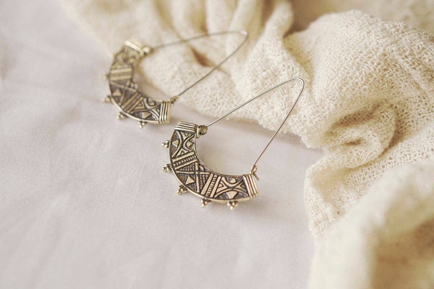 Nakila Collective - Vendita all'ingrosso Orecchini pendenti - Cerchio Ambhika2