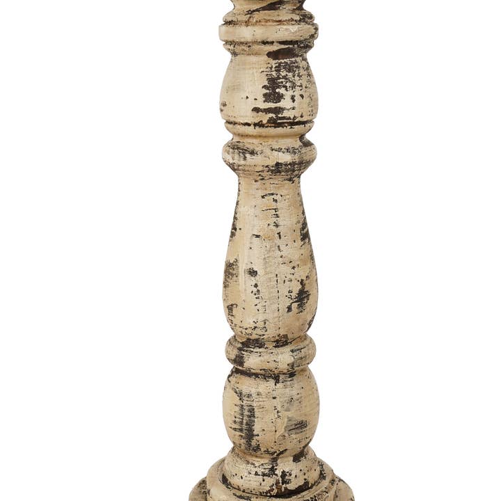 My Amigos Imports - Wholesale Candle Holder - Dupree Candle Holder Set 2-Wooden Farmhouse-Two Colors1