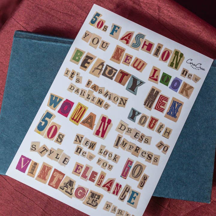 Feuille d'autocollants de lettres de magazine pour la vente par CoraCreaCrafts