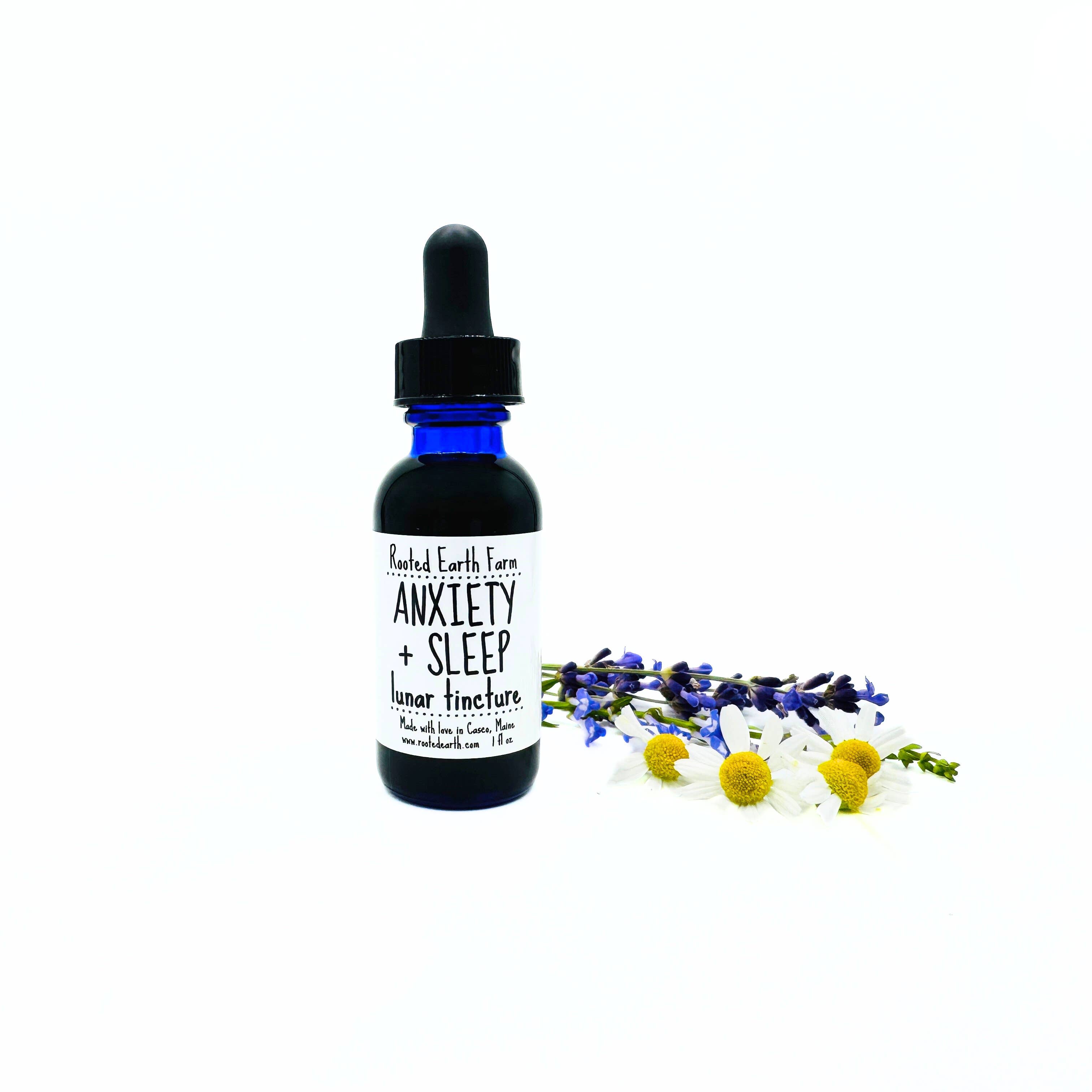 Rooted Earth Farm + Apothecary - Wholesale Tincture - Anxiety and Sleep Tincture - 2 Size Options0