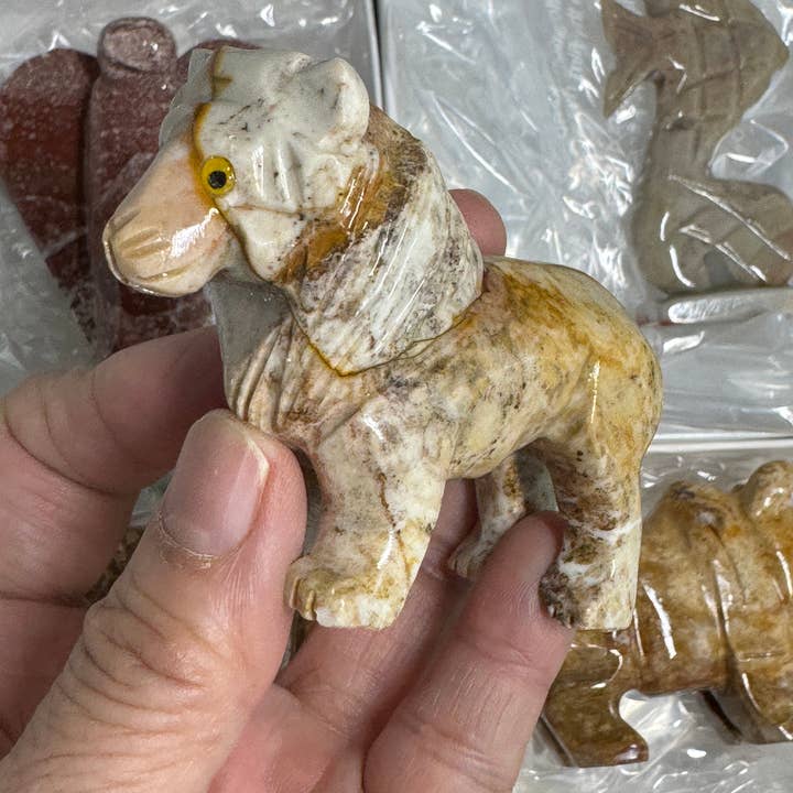 The 7 Directions - Wholesale Decorative Figurine - 9 pc flat animal carvings FT84 Lions angels and more2