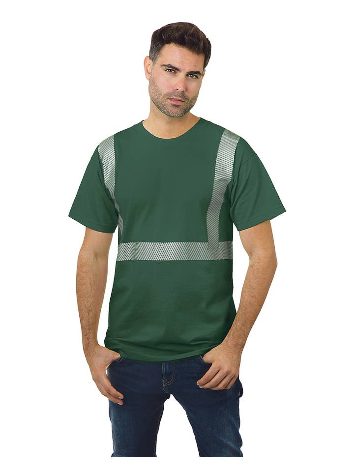 AST Sportswear - Wholesale Safety shirt – Men's - Hi Vis Tee 100 % Co Segmented12
