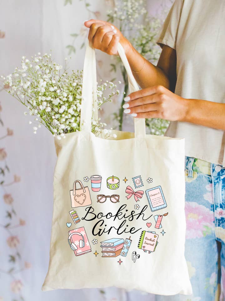 Bookish Girlie coke Tote Bag for wholesale by Seven hearts shop
