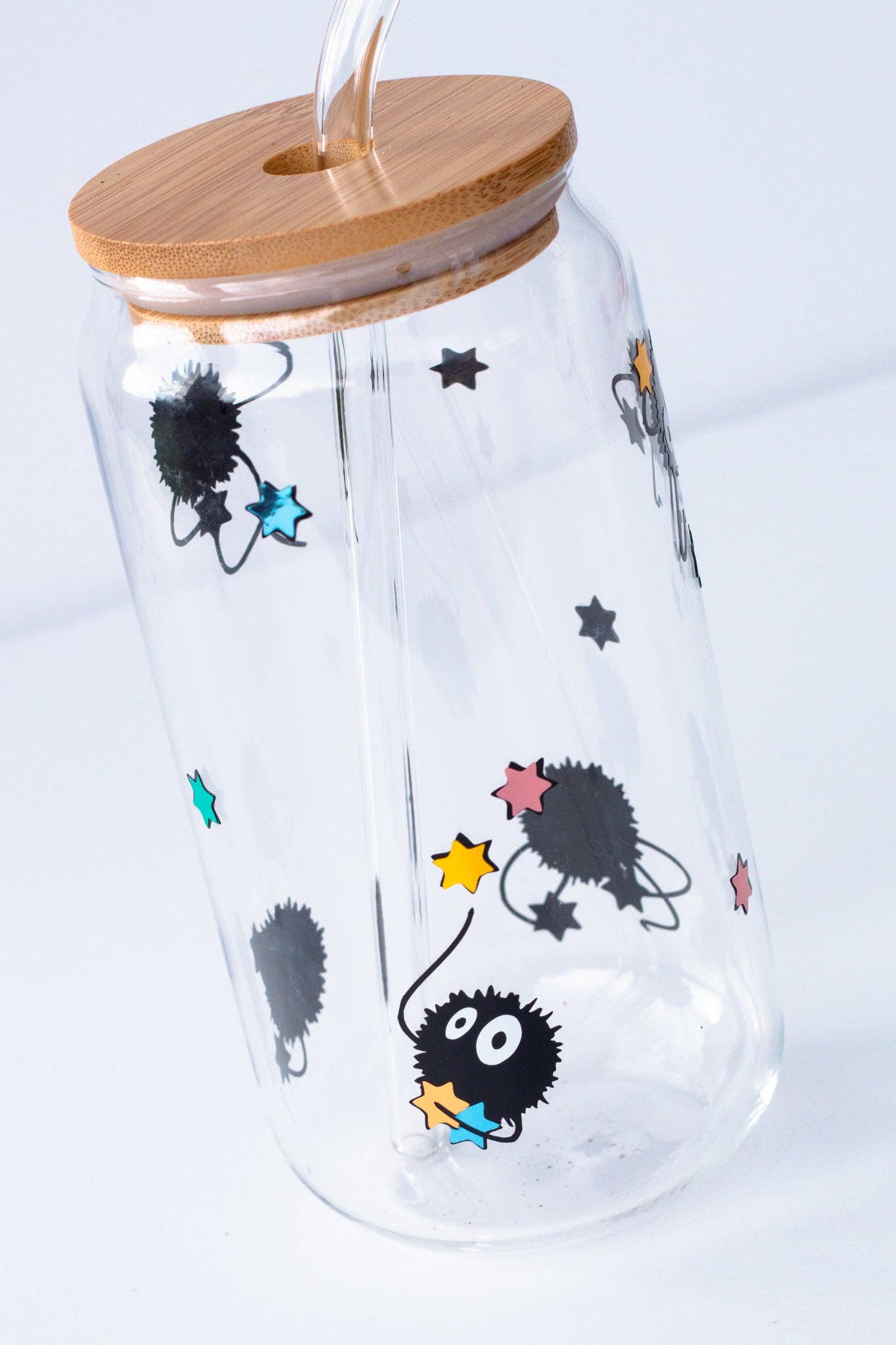 Estrellas de color sólido Vaso de vidrio Soot Sprite de venta al por mayor en Faire2