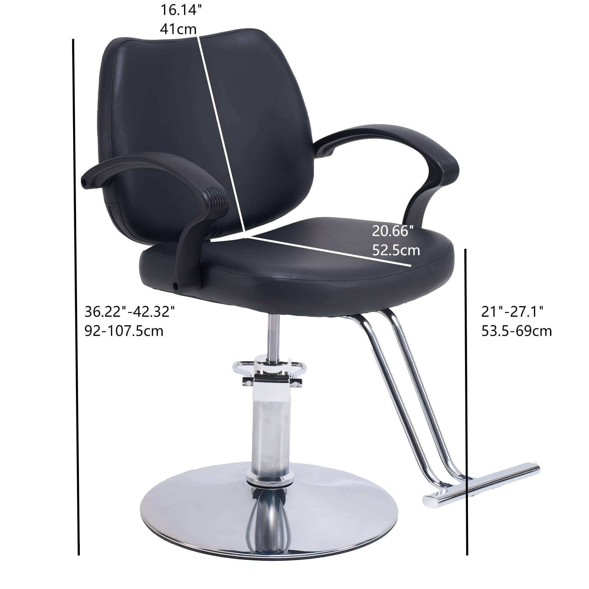 39F Inc. - Wholesale Chair - Black Hydraulic Barber Chair for Professional Salon Use5