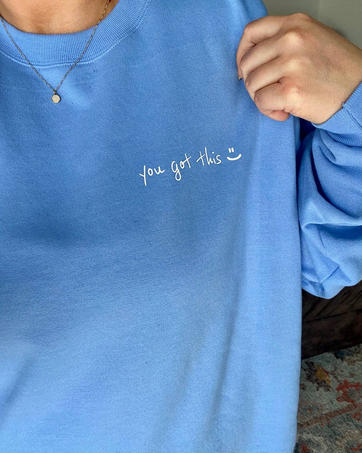 Rad Vibes Only - Wholesale Graphic Sweatshirt - Women's - Take A Deep Breath Crewneck1