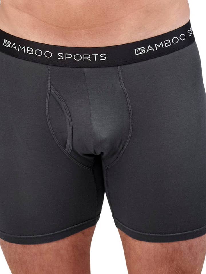 Bamboo Sports - Wholesale Underwear – Men's - Men's 4" Inseam Bamboo Rayon Boxer Briefs - 4 Pack19