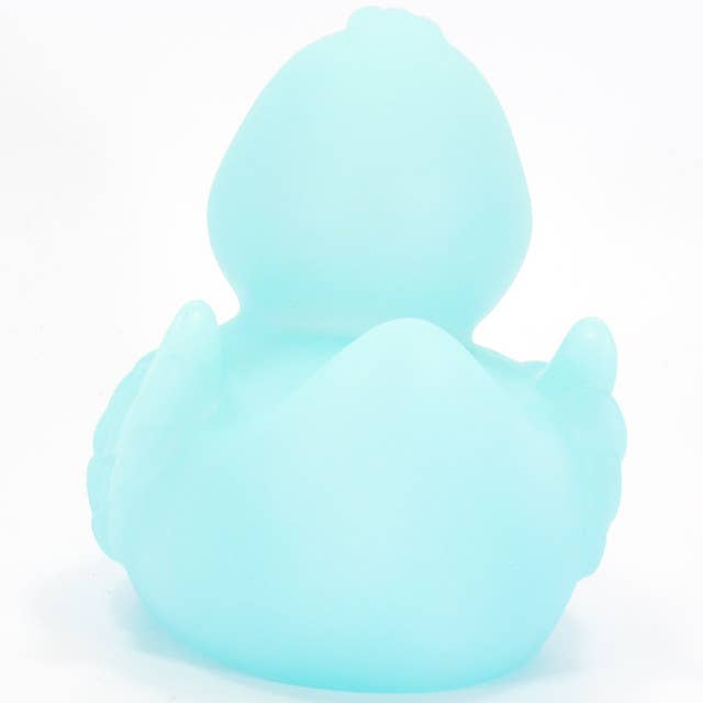 Ducks in the Window - Wholesale Bath Toy - Baby - Blue Glow In The Dark Rubber Duck