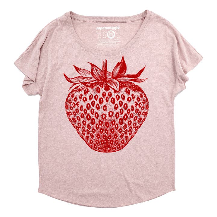 Jordbær Nina Tee for engroshandel hos Supermaggie @ Faire