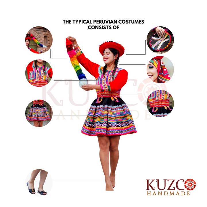 KuzcoHandmade - Wholesale Costume - Women's - Peruvian Women's Embroidered Valicha Costume from Cuzco