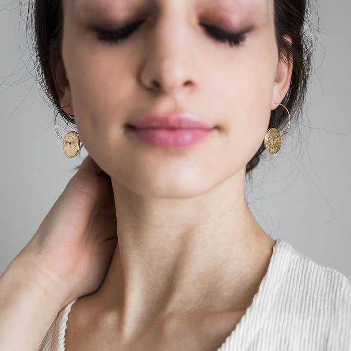 Jenna Vanden Brink Ceramics - Vendita all'ingrosso Orecchini a cerchio - Cerchi da sole3