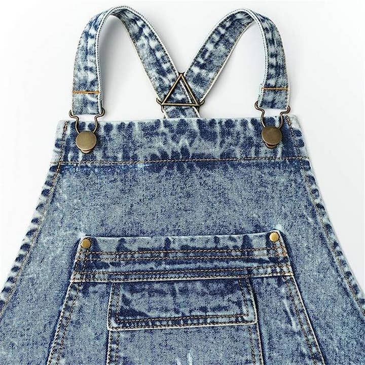 NINEXIS - Wholesale Apron - CWMM1825_Denim Wash Multi-Functional Apron For Home Work3
