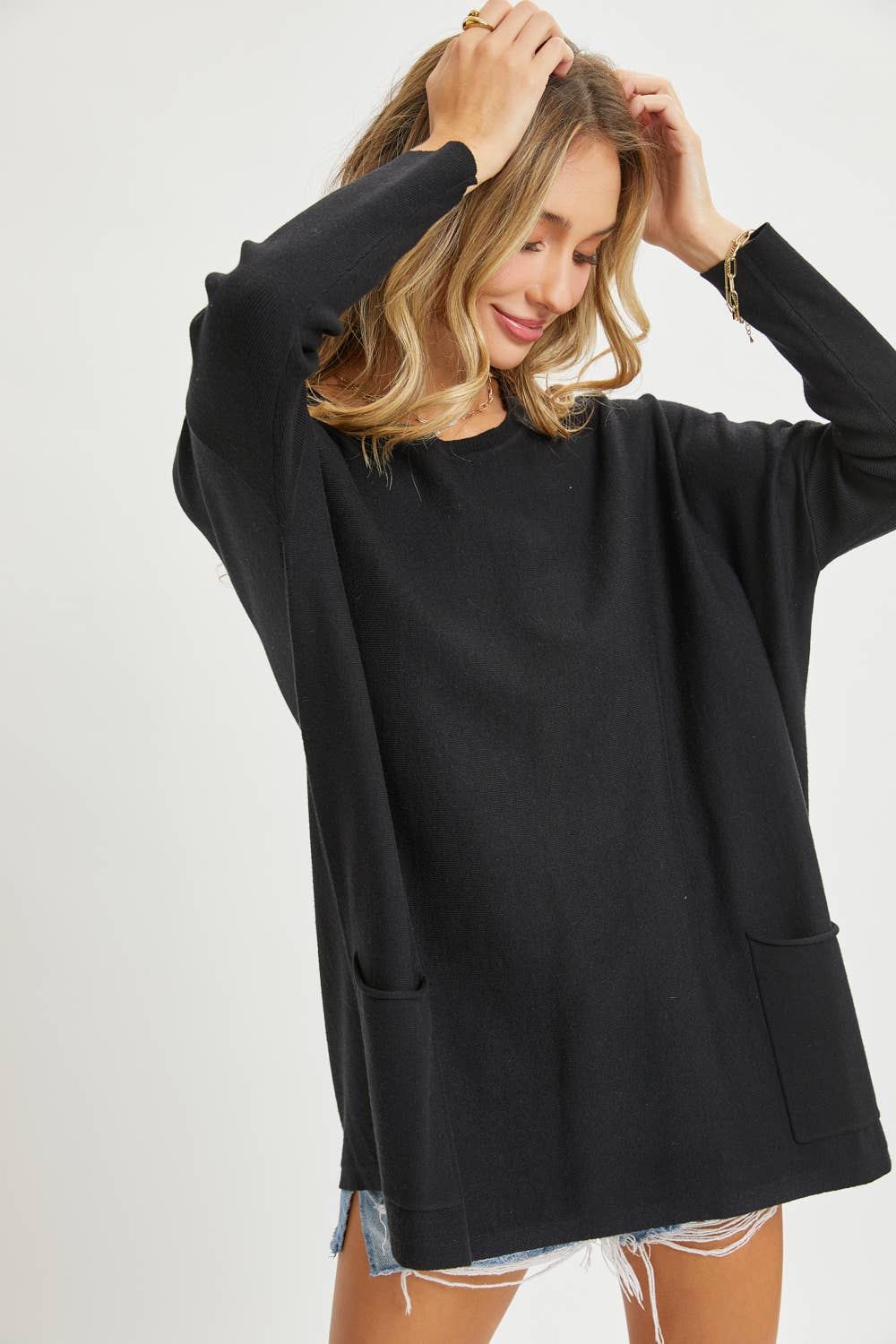 Sweet Lovely by Jen – wholesale Tunikatröja - Dam – OVERSIZE/LÖS PASSFORM TRÖJA MED RUND HALS53