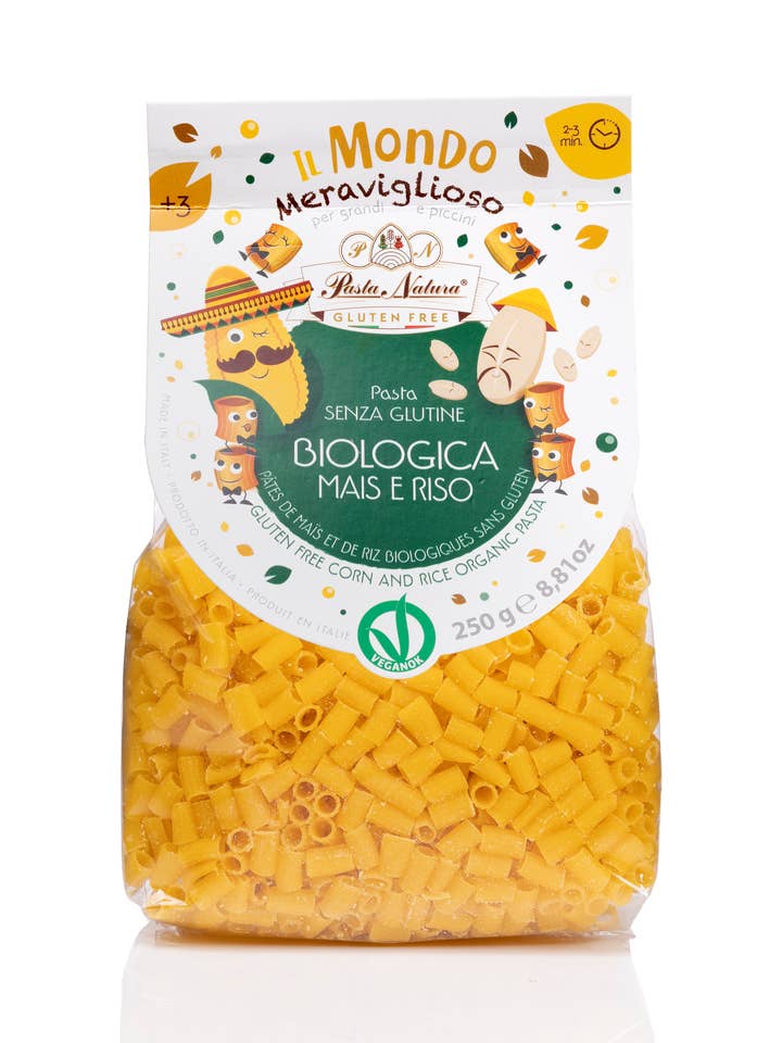 DITALINI Mais e riso Bio & Gluten Free per la vendita all'ingrosso da parte di PASTA NATURA