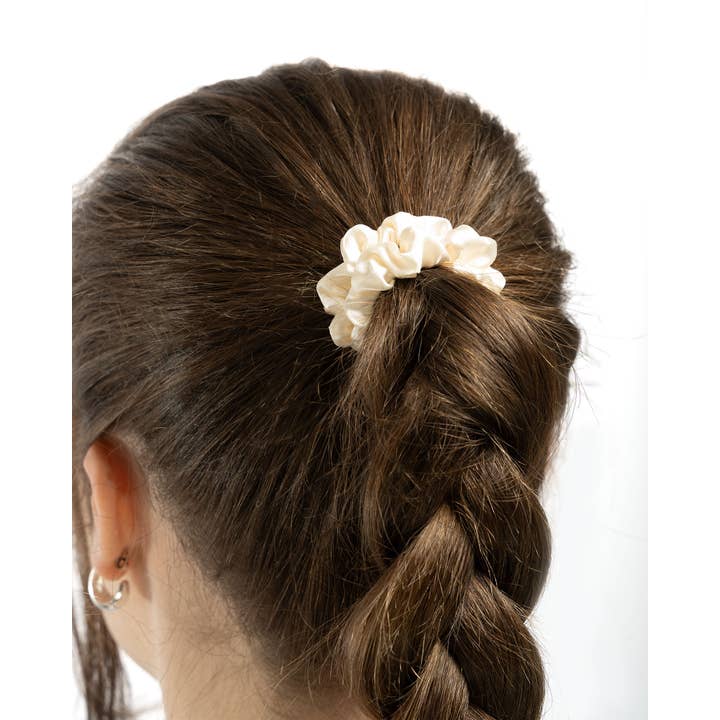 Soinvogue – wholesale Hair tie – Brushworks Skinny Satin Scrunchies - 6 Pack5