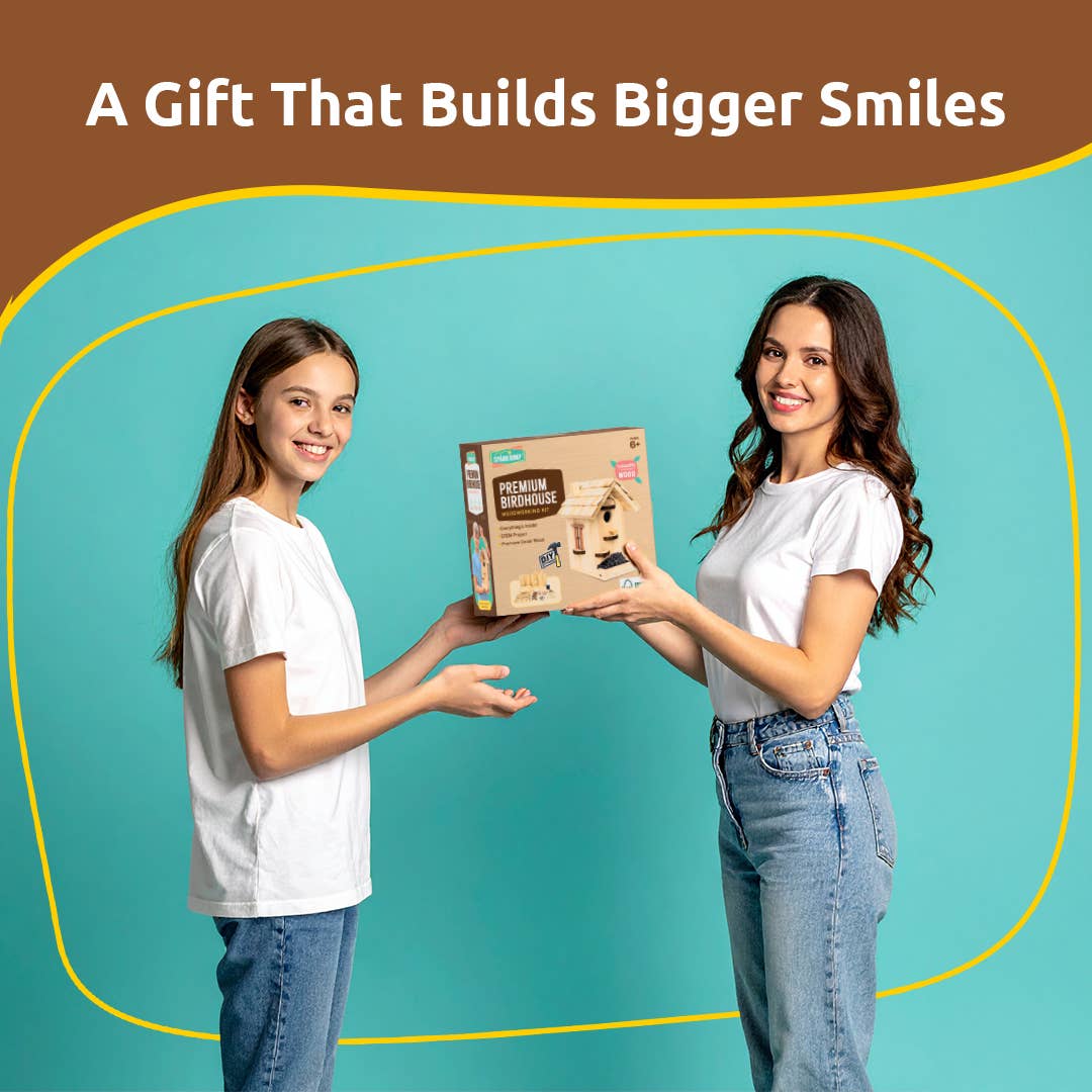 SparkJump - Wholesale DIY Craft Kit - Premium Birdhouse DIY Woodworking Kit6