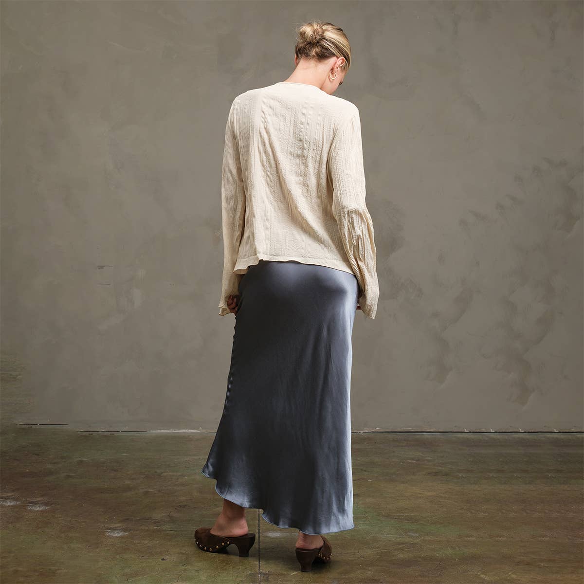 RAISONNEL - Wholesale Skirt - Women's - Satin Slip Skirt - RS104911