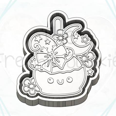 *NOUVEAUTÉ* Moule de Freshie Pomme d'Amour Sorcière pour la vente par The Freshie Junkie, LLC