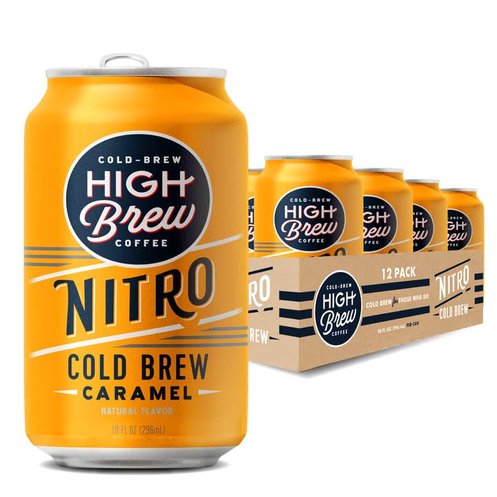 High Brew Coffee - Wholesale Iced Coffee/Cold Brew - Nitro Caramel Cold Brew4