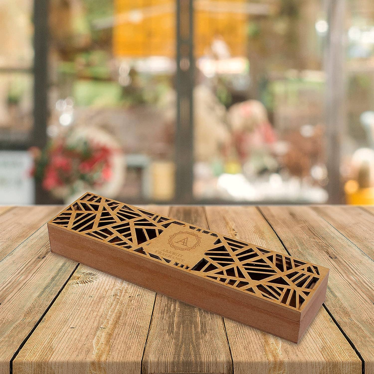 Aakriti Inc. - Wholesale Wierookhouder - Aakriti Premium houten handgemaakte wierookhouder (Zig Zag)2