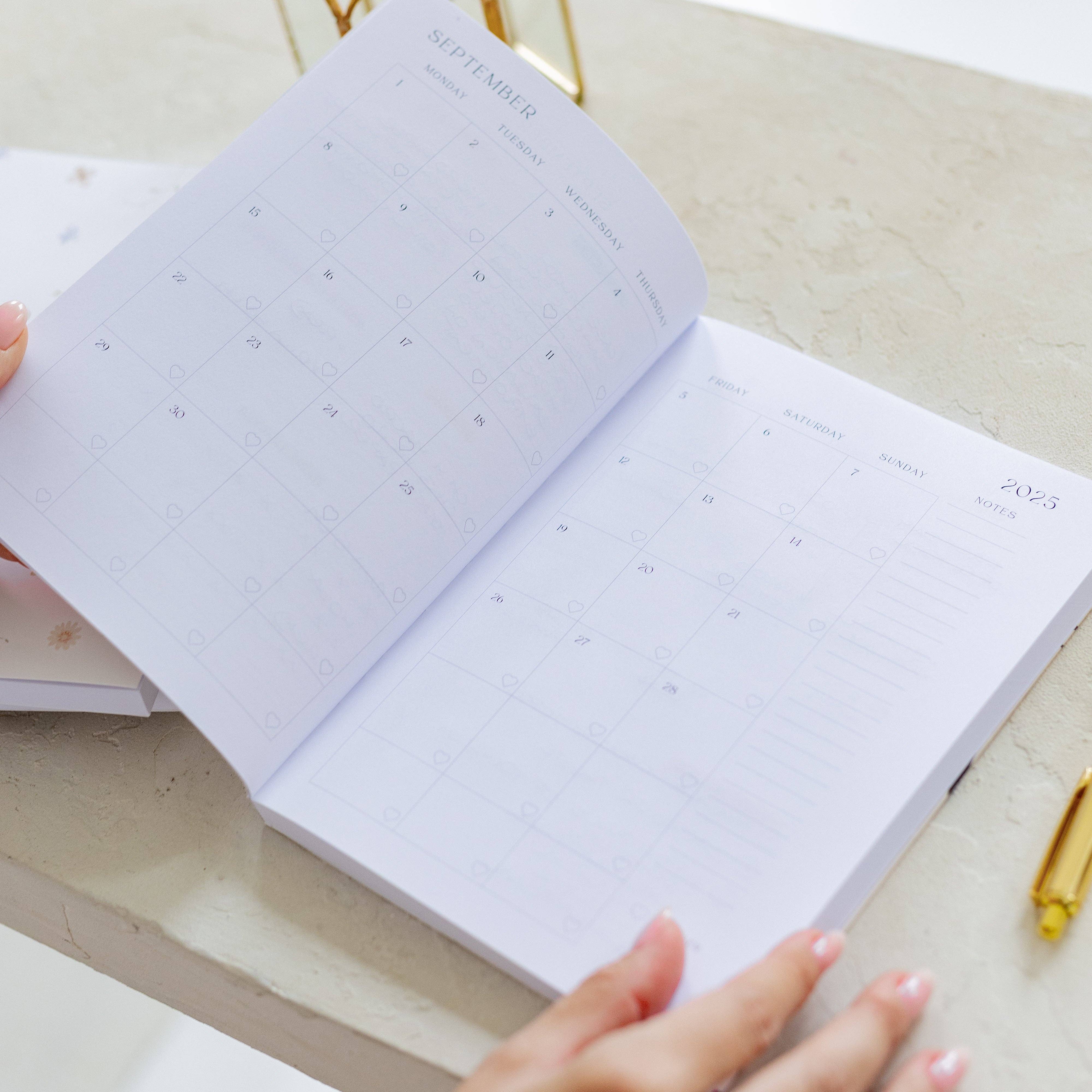 Love & Story Design - Wholesale Planner - Paperback Academic Planner 2025/2026 Petals6