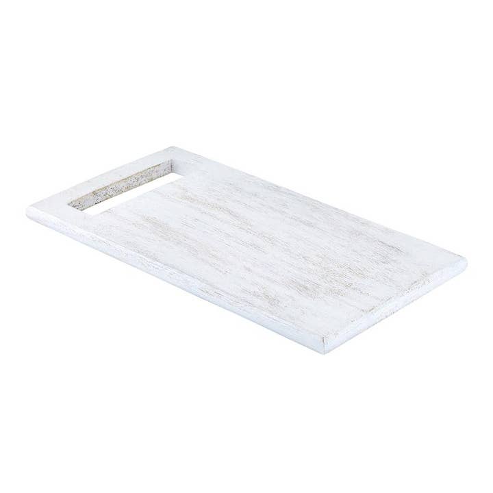 Santa Barbara Design Studio by Creative Brands - Wholesale Cutting Board - Textured Wood Board - White Stone