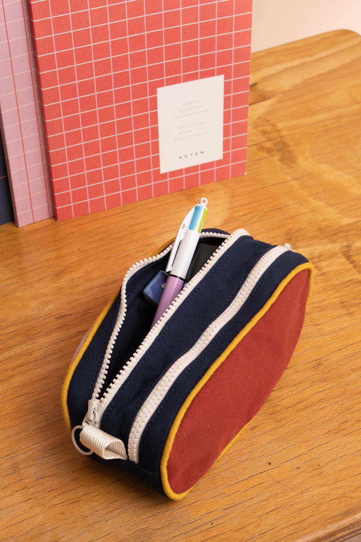 Hindbag - Wholesale Pencil Case/Pouch - Malo Tricolor Lilac Kit1