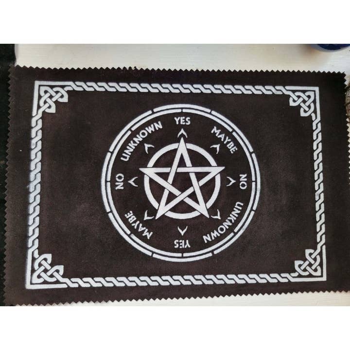 My Magic Place Shop - Vente Accessoire de méditation - Tapis pendulaire en forme de pentagramme