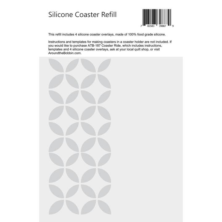 Around the Bobbin - Wholesale Craft Supplies - Coaster Refill Silicone2
