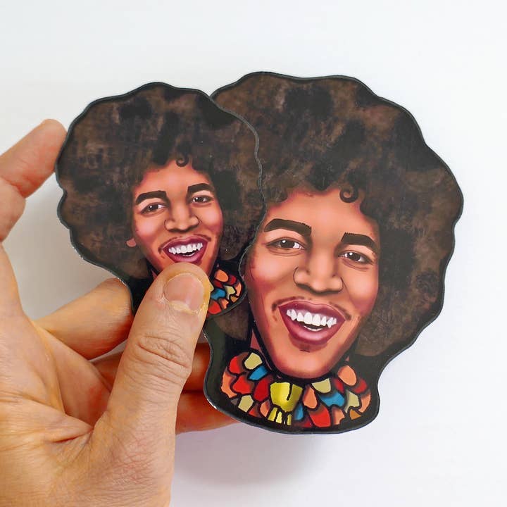 Jimi Hendrix Magnet, Hendrix Merch, Ikonischer Gitarrist, Musik. für den Großhandel von THE PAPER IDOLL