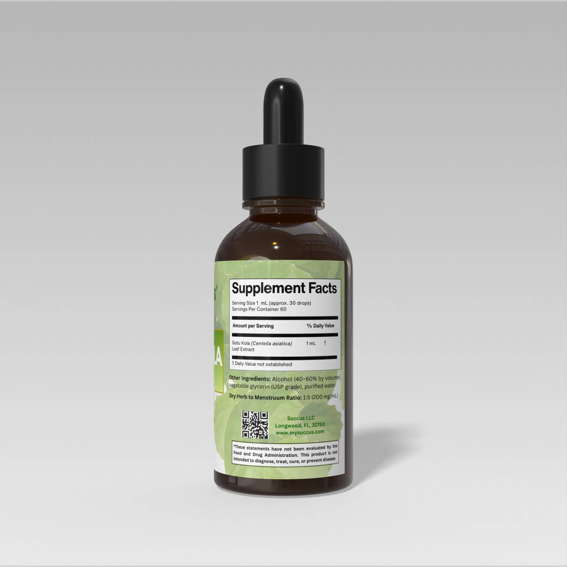 Succus - Wholesale Tincture - Gotu Kola Tincture - Promotes Natural Clarity1