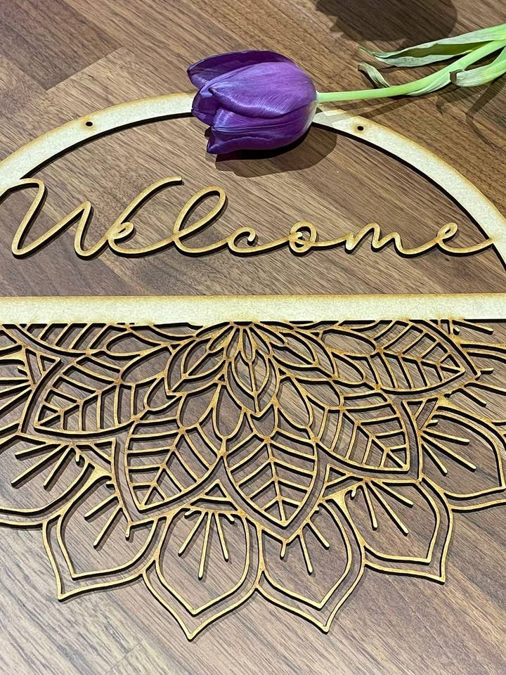 Mandala Hoop for wholesale by manchester laser cuts