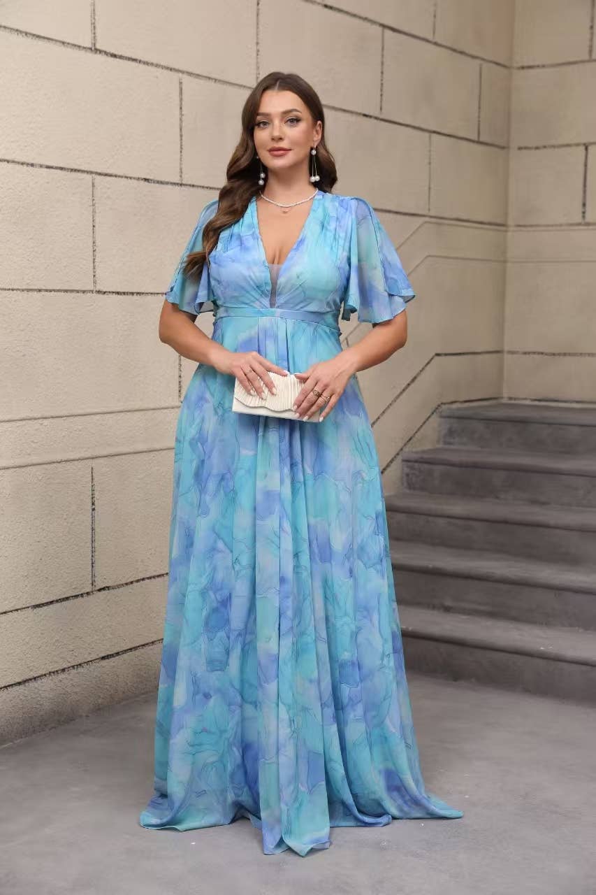 Lucas & Emma - Sarl RJ & co – Engroshandel Aftenkjole - Dame – Elegant og trendy ceremoni plus size kjole 251081