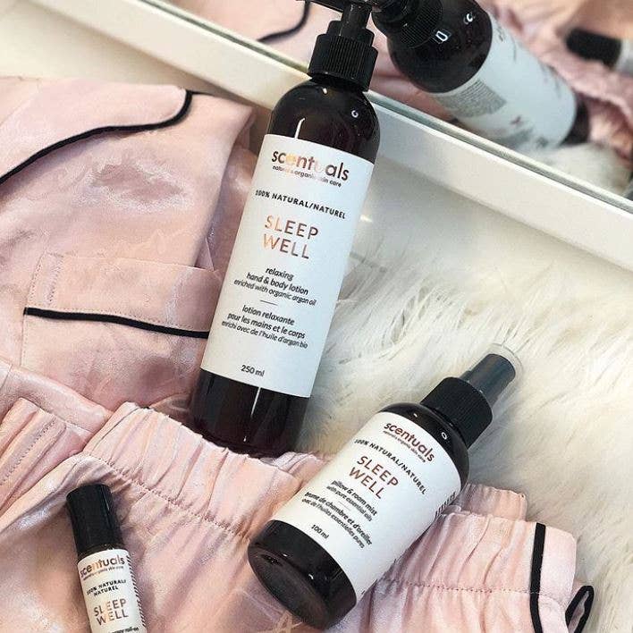 Scentuals Natural & Organic Skin Care - Wholesale Room & Linen Spray - Sleep Well Pillow & Room Mist2